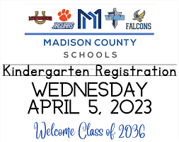  Kindergarten Registration, Welcome Class of 2023